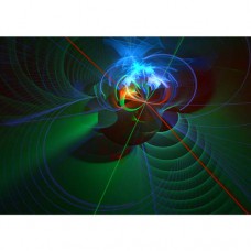 FRACTAL ART DESIGN GREETING CARD Spiralex 1